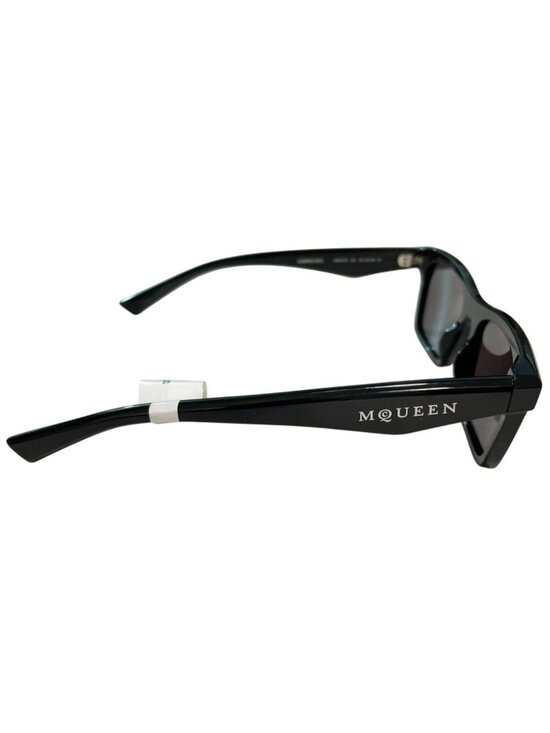 Alexander Mcqueen Black Unisex Designer Sunglasses Made In Italy NEW main image 8